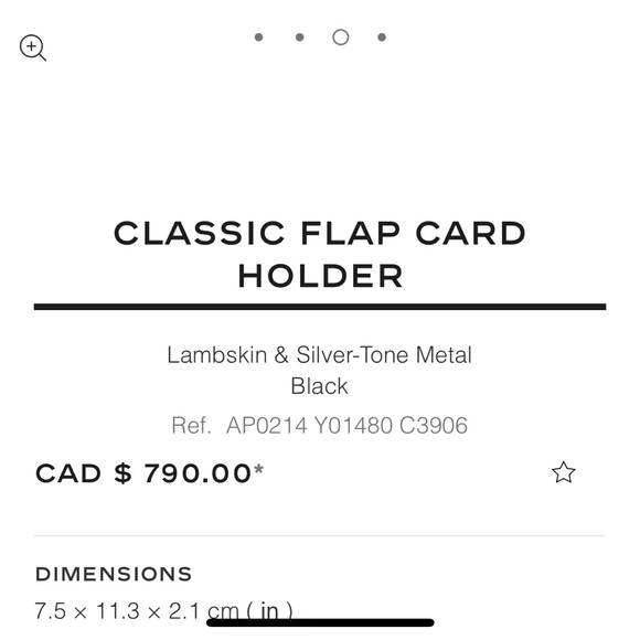 Chanel Classic Flap card case in light purple with light gold hardware - Picture 8 of 9